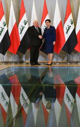 President of Iraq Mohammed Fuad Masum Khader visits Poland, Warsaw - 07 Nov 2017