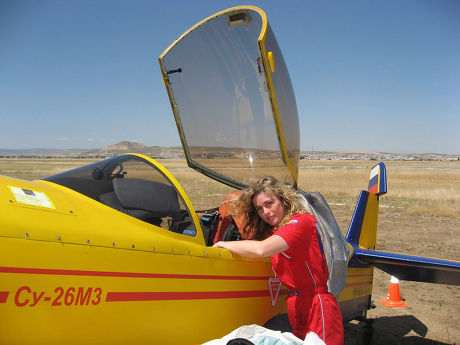 Svetlana Kapanina, Aerobatics Pilot, Russia - Apr 2009