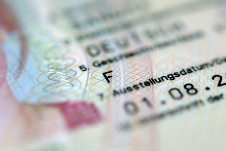 Closeup Image Showing German Birth Certificate Editorial Stock Photo ...