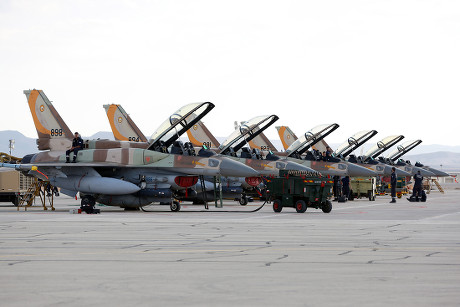 Israeli Mechanics Prepare F16 Fighter Aircraft Editorial Stock Photo ...