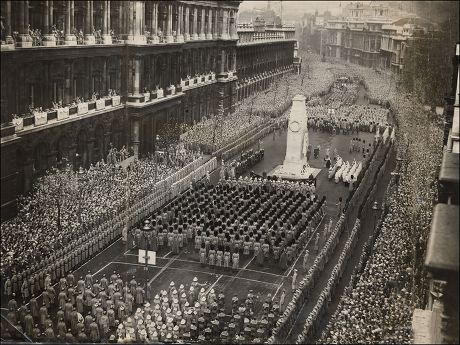 Homage Multitude Cenotaph Whitehalllondon Yesterday When Editorial ...