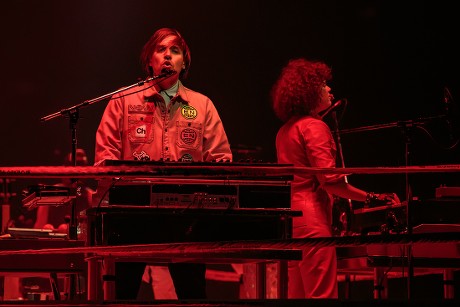 Arcade Fire in concert, Frank Erwin Center, Austin, Texas, USA - 27 Sep 2017
