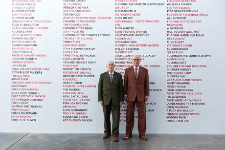 'Gilbert & George' exhibition photocall, London, UK - 21 Nov 2017