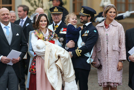 Christening of Prince Gabriel, Drottningholm, Sweden - 01 Dec 2017