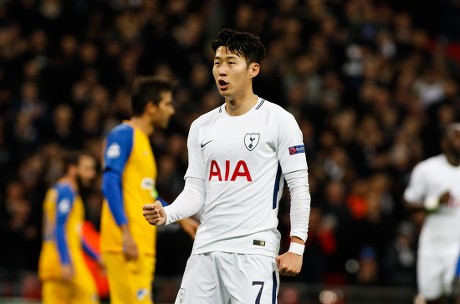 Son Heungmin Tottenham Hotspur Celebrates His Editorial Stock Photo ...