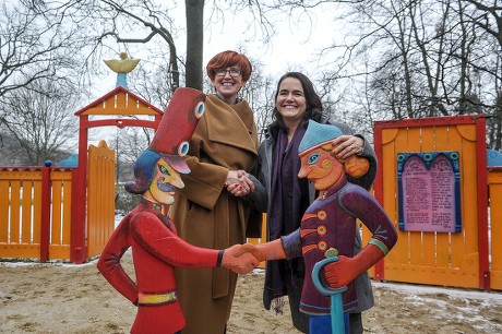 'Saint Wladyslaw's Playground' in Lazienki Park in Warsaw, Poland - 04 Dec 2017