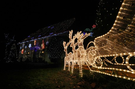 Christmas House Vogt Family Pictured Village Editorial Stock Photo ...