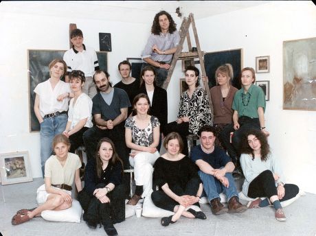 Lady Sarah Armstrong-jones Now Lady Sarah Chatto Class Portait Of The Young Artists Picture Of Success: Some Of The Royal Academy''s Most Gifted Postgraduates: Including Lady Sarah Armstrong-jones Standing Third From Right; Liz Mackinlay Standing Sec