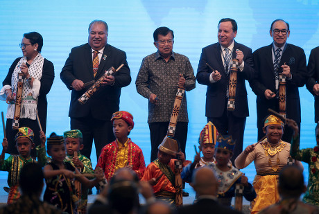 The opening ceremony of The 10th Bali Democracy Forum 2017, Banten, Indonesia - 07 Dec 2017