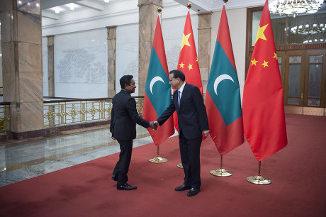 President of the Maldives Abdulla Yameen Abdul Gayoom visits China, Beijing - 07 Dec 2017