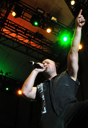 Disturbed in concert at Charter One Pavilion, Chicago, America - 16 May 2009