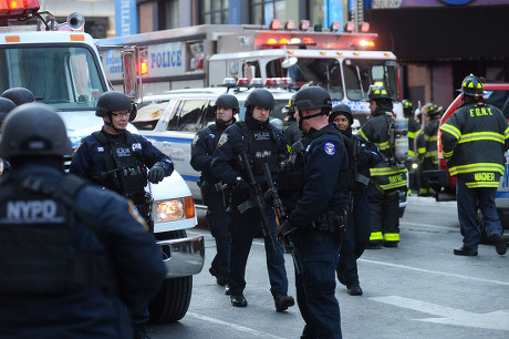 Police Fire Brigade Presence Bus Station Editorial Stock Photo - Stock ...