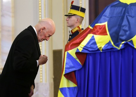 Simeon Borisov Saxe-Coburg-Gotha paying respect to Former King Michael I of Romania, Bucharest - 14 Dec 2017