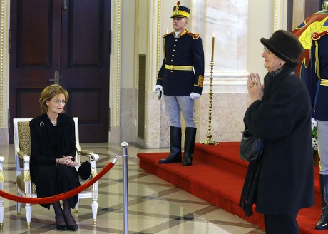 Former King Michael I of Romania lies in state, Bucharest - 14 Dec 2017