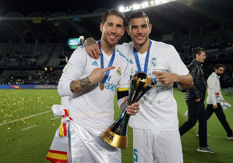 Sergio Ramos Theo Hernandez Real Editorial Stock Photo - Stock Image