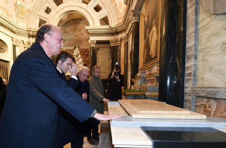 Remains of exiled Italian king and queen repatriated, Vicoforte, Italy - 18 Dec 2017