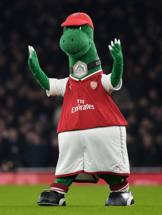 ARSENAL MASCOT GUNNERSAURUS Editorial Stock Photo - Stock Image ...