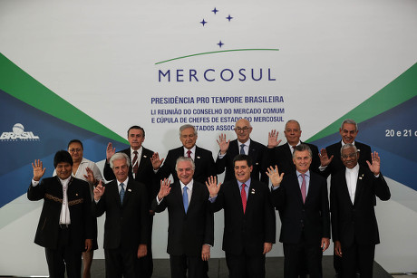 Mercosur Summit in Brasilia, Brazil - 21 Dec 2017