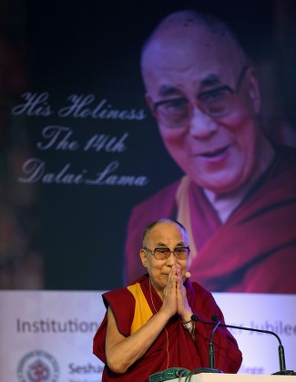 Tibetan spiritual leader Dalai Lama in Bangalore, Karnataka state, India - 24 Dec 2017