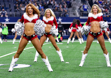 Th Dallas Cowboys Cheerleaders Santa Suits Editorial Stock Photo - Stock  Image