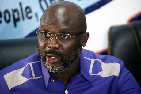 Liberian President-Elect George Weah Gives A Press Conference, Monrovia ...