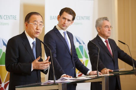 Ban Ki-moon Center for Global Citizens opening in Vienna, Austria - 03 Jan 2018