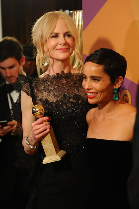 Lr Nicole Kidman Zoe Kravitz Editorial Stock Photo - Stock Image