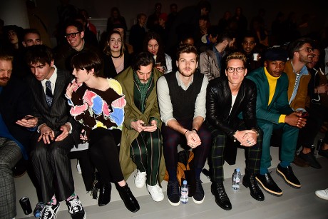 Christopher Raeburn show, Front Row, London Fashion Week Men's, UK - 07 Jan 2018