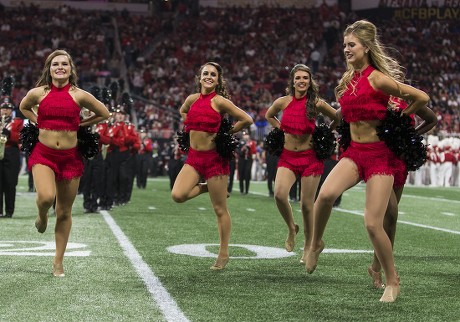 Georgia Pom Pom Members Perform During Editorial Stock Photo - Stock ...