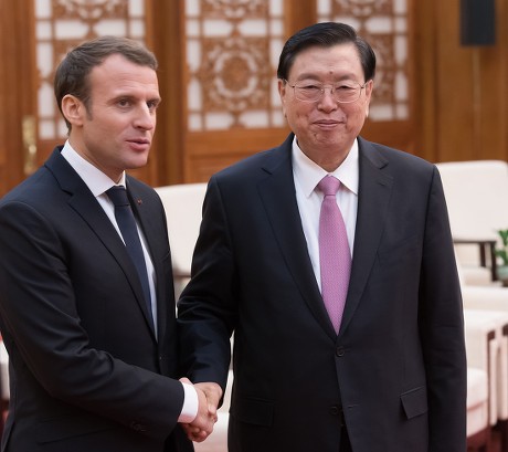 French President Emmanuel Macron visit to China - 09 Jan 2018