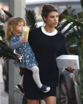 Elisabetta Canalis and daughter Skyler out and about, Los Angeles, USA - 06 Jan 2018