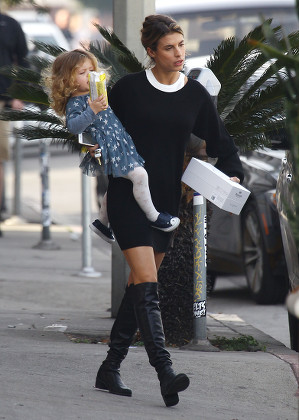 Elisabetta Canalis and daughter Skyler out and about, Los Angeles, USA - 06 Jan 2018