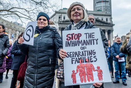 Protest to stop deportation of Ravi Ragbir, New York, USA - 11 Jan 2018