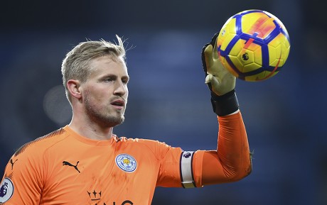 Leicester City Goalkeeper Kasper Schmeichel Editorial Stock Photo