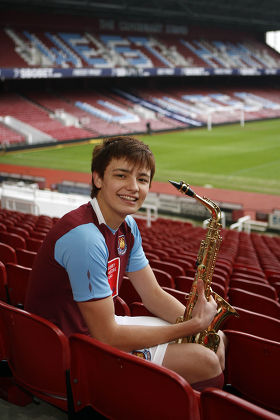Tyler Rix who's been playing for the West Ham Academy but has now signed a £1million record contract with Universal, Britain - 15 Jan 2009