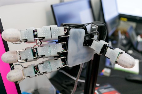 Robot Hand 288 Tactile Sensors On Editorial Stock Photo - Stock Image ...