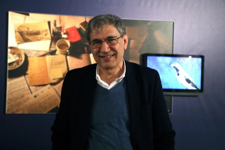 Orhan Pamuk exhibition in Milan, Italy - 18 Jan 2018