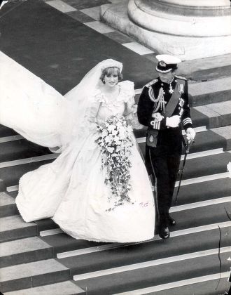 Wedding Prince Charles Lady Diana Spencer Editorial Stock Photo Stock
