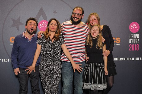 'Sur un AirBnb' photocall, L'Alpe D'Huez International Comedy Film Festival, France - 18 Jan 2018