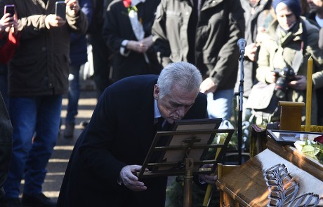 Funeral of murdered politician Oliver Ivanovic, Belgrade, Serbia - 18 Jan 2018