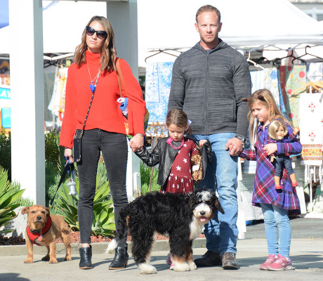 Ian Ziering and family out and about, Los Angeles, USA - 21 Jan 2018