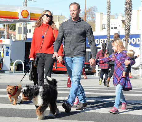 Ian Ziering and family out and about, Los Angeles, USA - 21 Jan 2018