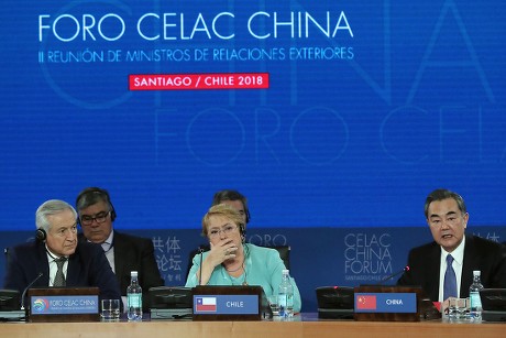 Second ministerial meeting for China-CELAC Forum, Santiago, Chile - 22 Jan 2018
