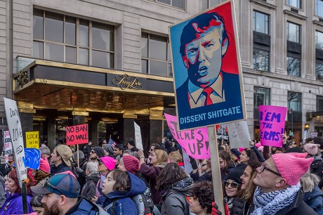 Women's March rally, New York, USA - 20 Jan 2018 Stock Pictures ...