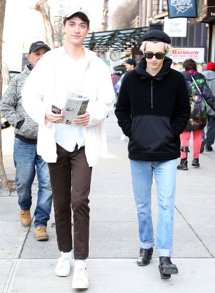 Troye Sivan and Jacob Bixenman out and about, New York, USA - 24 Jan 2018