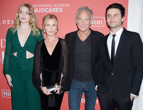 LINDSEY BUCKINGHAM WIFE KRISTEN MESSNER DAUGHTER Editorial Stock Photo