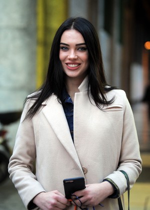 Dasha Dereviankina out and about, Milan, Italy - 30 Jan 2018