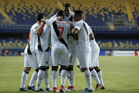 Vasco Da Gamas Players Celebrate Goal Editorial Stock Photo - Stock