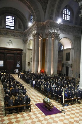 Funeral of Italian soccer coach Azeglio Vicini in Brescia, Italy - 01 Feb 2018