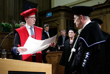 Martin Wolf recieves honorary doctorate from KU Leuven University, Brussels, Belgium - 02 Feb 2018